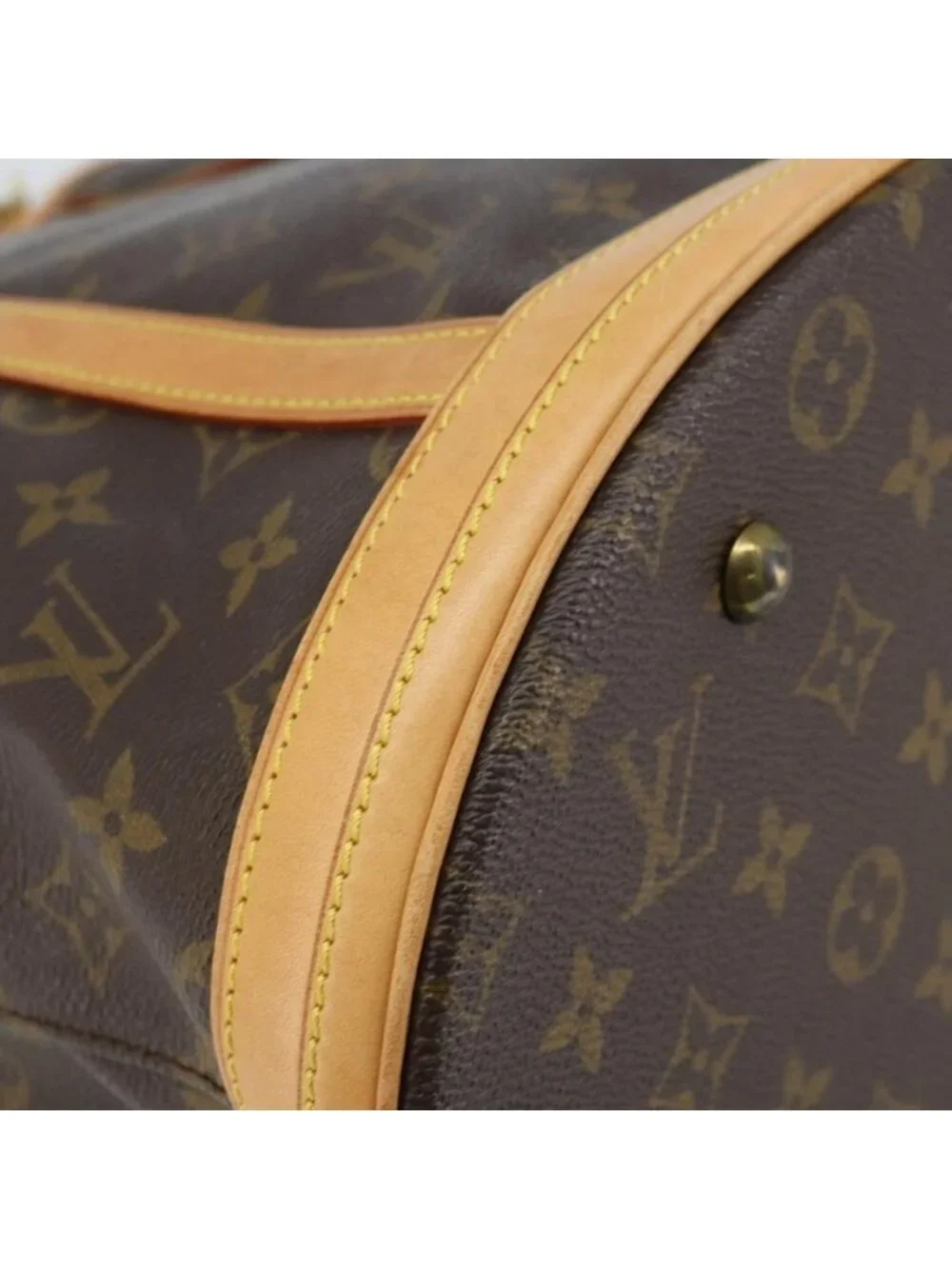 Authentic LOUIS VUITTON Monogram Bucket GM Shoulder Bag M42236 LV - Picture 7 of 16